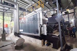 印度尼西亞梭羅DZL型4噸生物質蒸汽鍋爐項目